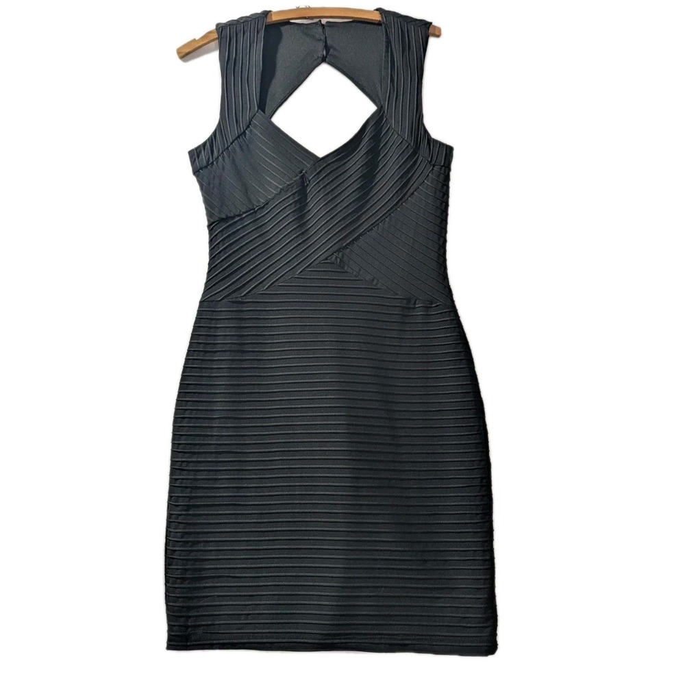 Eliza J Black Backless Bandage Cocktail Dress